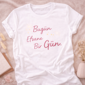 Kişiye Özel Tişört – Olumlama Yazılı Tişört Tasarla | Efsane Mağaza