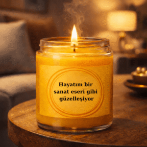 Güç & Başarı Olumlama Mumu