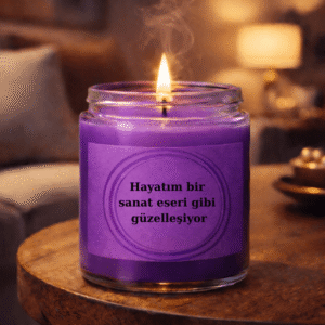 Kişiye Özel Mum – Olumlama Yazılı Mum Tasarla | Efsane Mağaza